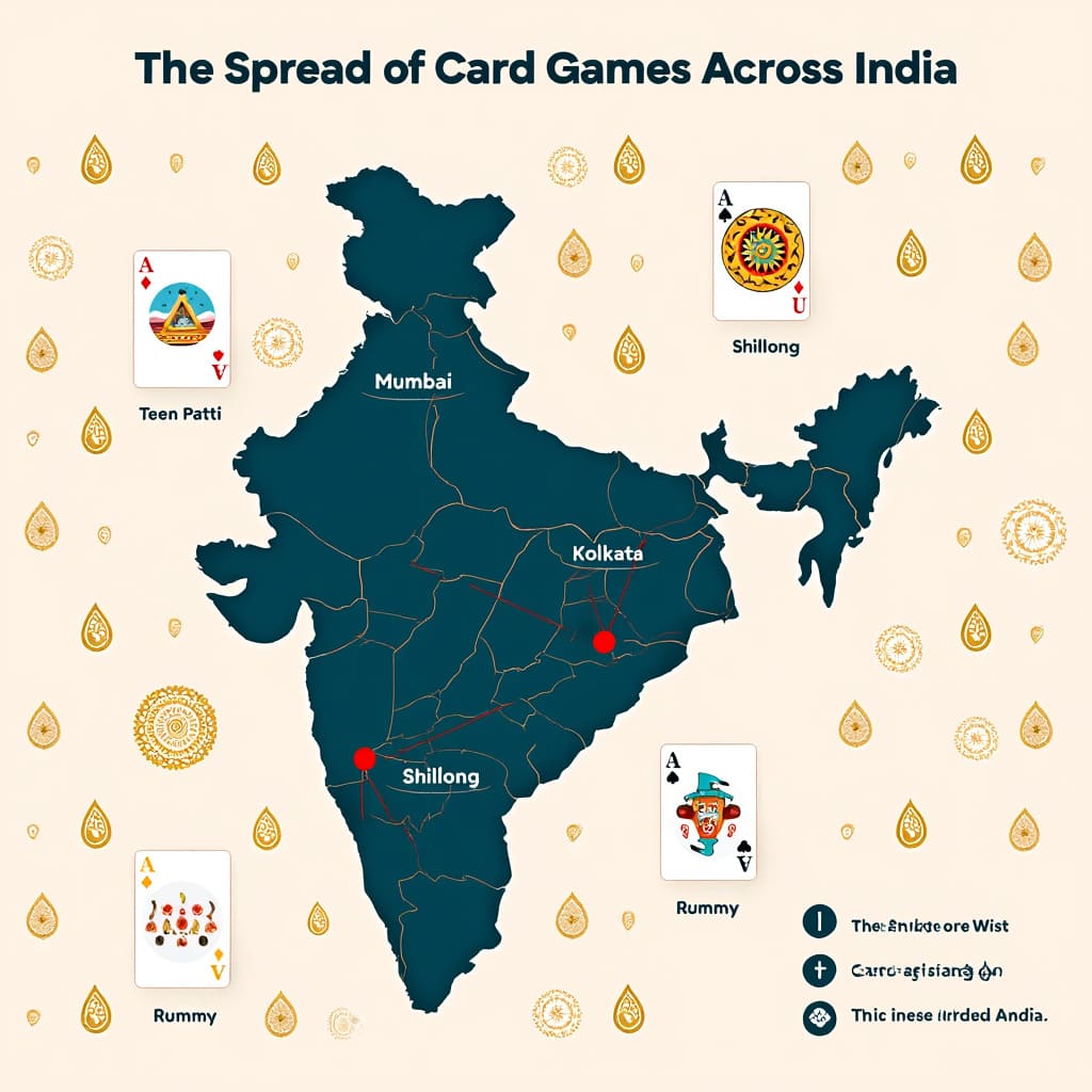 Card Games Spread Infographic